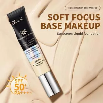 O CHEA Foundation Concealer Isolation BB Cream Стойкий несмываемый макияж Ремонт Невидимые поры Увлажняющий крем-консилер