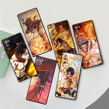 O-Ones Pieces-Ace Case for Samsung Galaxy S21 A72 S22 A22 Note 20 Ultra 10 Plus 8 9 S20 A32 5G A51 Cover TPU Soft Cases Bumper Samsung Note 8