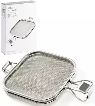 Oaks Raye Grill Hot Sand Mesh в коробке Сделано в Японии TN1377 серебряный