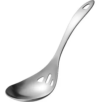 Oaks Reye Strainer Spoon, Stainless Steel, Hole Ladle, Ladle, Easy to Scoop