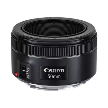 Объектив Canon с одним фокусом EF50mm STM, совместимый с полноразмерным EF5018STM F1.8