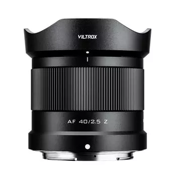 Объектив VILTROX AF 40 мм Z с креплением Nikon, полнокадровый объектив 40 мм Z с креплением Z для камеры Nikon Zf Z7II Z6II Z8 Z9 Z5 Z30 Z50 F2.5 f/2.5