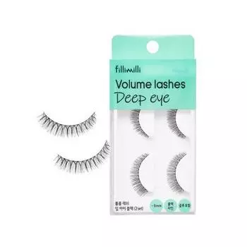 Объемные ресницы FILLIMILLI, 2 набора Deep Eye Black