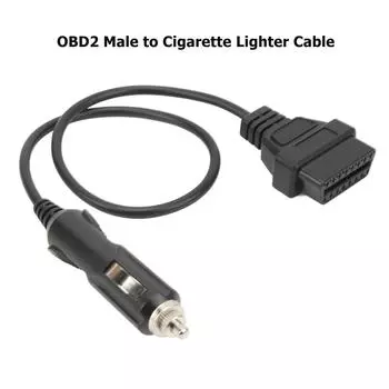 Диагностический адаптер кабеля отбора мощности DC 12V для OBD Female Output (J1962)