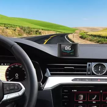 OBD Smart Digital Meter HUD P10 Диагностический инструмент для автомобильного спидометра Температура об/мин Пробег Датчик Многофункциональный Head Up A