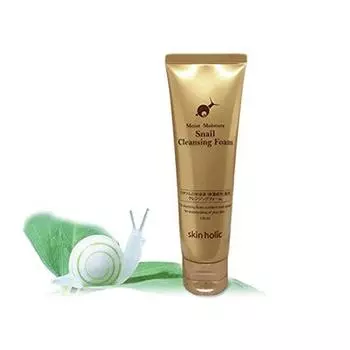 Обеденный стол Cheer Squad skin holic Увлажняющая очищающая пена Snail Cleansing Foam Skin Holic