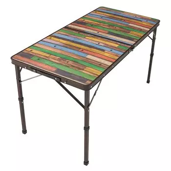 Обеденный стол LOGOS Old Wooden Washable 12060 73188048 Ширина 120 x Глубина 60 x Высота (Прибл.) 67/35см коричневый