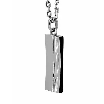 Обернутое трио ожерелье Spinning Glow Surgical Stainless Steel Black с фирменным мешочком [Lion Heart] для мужчин