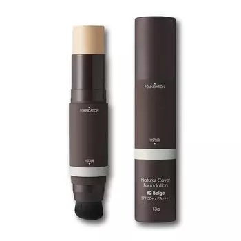 [OBgE] Тональный крем Natural Cover SPF 50+ PA++++ (02 Бежевый) 13g