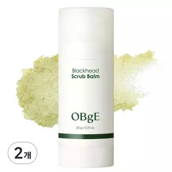 Objet Blackhead Stick Scrub Balm 20 г, 1 упаковка, 2 шт.