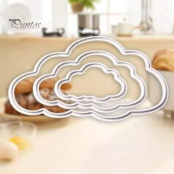 Облако металлический трафарет DIY записки бумажная карта изготовление украшения трафарет плесень серебряный
