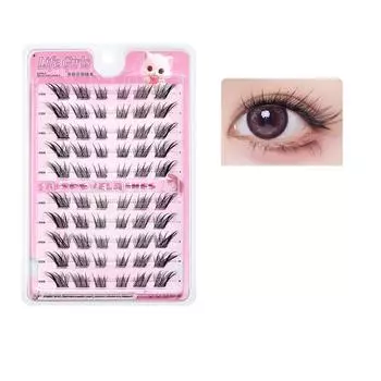 Oblique Winged Individual Eyelashes Segmented Eyelashes Extensions Cosplay Sudaji