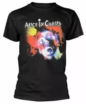 Обложка альбома Alice In Chains Facelift Черная футболка унисекс в стиле метал-рок S