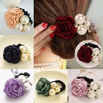 Ободок для волос из искусственного жемчуга Lady s Chic Sweet Rose