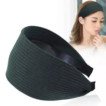 Обруч для волос Женский обруч для волос Wash Face Женский обруч для волос Корейский обруч для головы для матери Широкая сторона чёрный