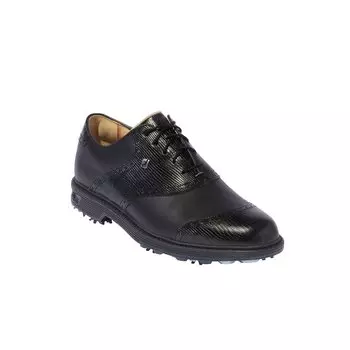 Обувь для гольфа FootJoy DryJoys Premier Wilcox см 3E Мужская Черный/Черный 27.0