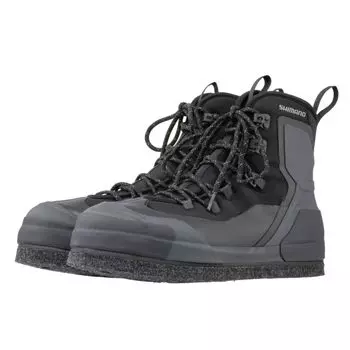 Обувь для рыбалки Rock Shore Guard Boots Cut Rubber Pin Felt Black [SHIMANO] 26.5 чёрный