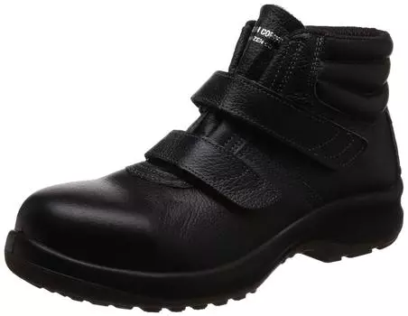 Обувь Premium High Verde Safety JIS Medium Knit Normal Wide cm [Midori Anzen], Стандарты, Обувь, Липучка, Рабочая, Носок, Противоскользящая PRM225, Черная, 26,0 чёрный