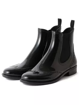 Обувь Традиционные погодные сапоги Wingtip Side Gore Rain Boots Black 39 [Demilx Beams] Женские
