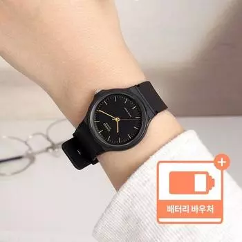 Обычные малошумные студенческие аналоговые наручные часы Casio для вступительных экзаменов в колледж + пакет билетов на замену батареи