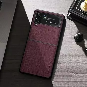 Обычный тканевый чехол с защитой от падения для мобильного телефона Samsung Galaxy Z Flip3 Flip 3 5g Тонкий чехол без отпечатков пальцев for Galaxy z flip 3 синий