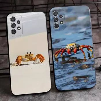 Ocean Crab Phone Case For Sumsung A02 A13 A31 A21 A33 A22 A53 A52 A73 A32 A50 A20 A40 A23 Back Cover Samsung A20e