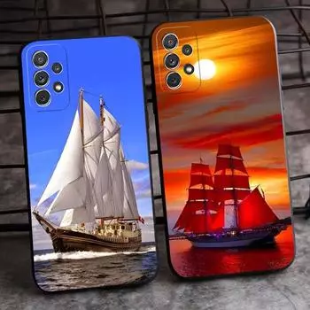 Ocean Ship Phone Case For Samsung Note Galaxy 8 9 20 10 Pro Plus Ultra M20 M31 M40 M10 J7 J6 Prime Back Cover Samsung J6Plus
