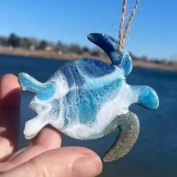 Ocean Vow подвесное украшение для дома, офиса, интерьера, улицы, настенное искусство, акриловая черепаха, дельфин, осьминог Tortoise