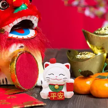 Очаровательная фигурка кошки - очаровательная скульптура кота для домашнего декора Style D
