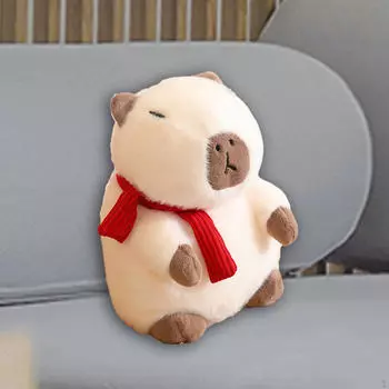 Очаровательная игрушка капибара для декора детской комнаты white 20cm