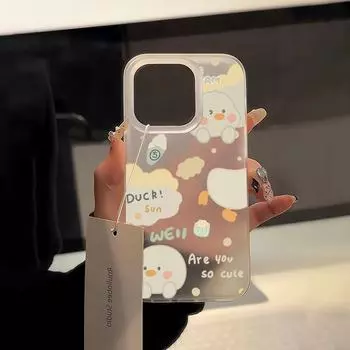 «Очаровательный чехол-утка для Apple 15/14/13/12/11/Pro/Pro Max/XS Max/XR/XS»