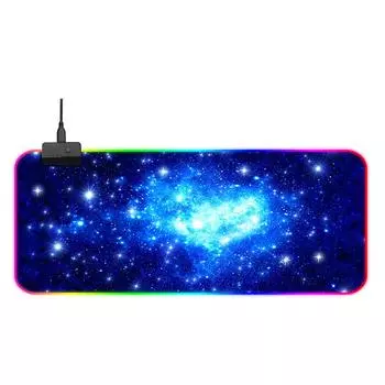 Очень большой коврик для мыши RGB LED подсветка ПК компьютер звездное небо подсветка коврик для мыши игровой коврик для клавиатуры стол