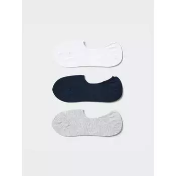 Очень короткие носки Uniqlo 3р 01 OFF WHITE/WOMEN 2426
