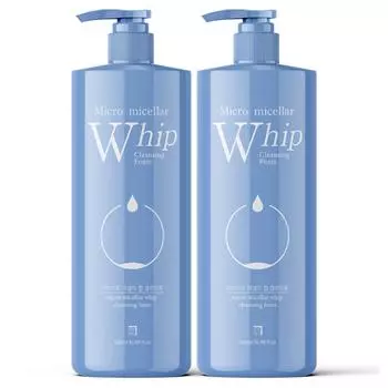 Очищающая пенка Salim White Paper Micro Micellar Whip, 500 мл, 2 шт.