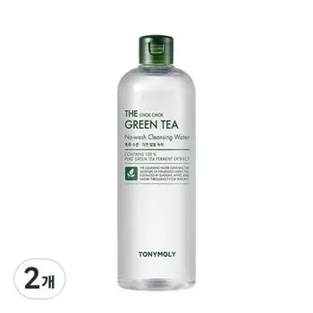 Очищающая вода Tony Moly The Moist Green Tea, 500 мл, 2 шт.