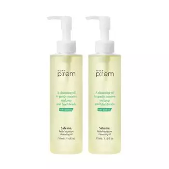 Очищающее масло Make Prem Safe Me Relief Moisture Cleansing Oil, 210 мл, 2 шт.