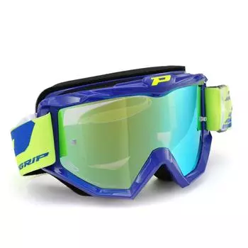 Очки Daytona PROGRIP 3201FL Очки ATZAKI MIRROR синие 97692 Off-Road синий
