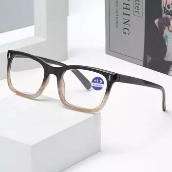 Очки для чтения Spring Leg, простые очки для чтения Anti-Blue, очки для чтения, одинаковые для мужчин и женщин 100