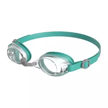 Очки для плавания Speedo Jet UV Cut Lens Один размер подходит большинству взрослых унисекс SE02110 Бесплатная защита от запотевания Зеленый/прозрачный