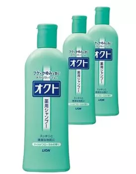 Octo Shampoo 320 мл Набор из 3 лечебных шампуней Шампунь Квази-лекарство