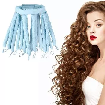 Octopus Heatless Hair Curler No Heat Бигуди для волос БЕЗ повреждения волос Мягкая повязка на голову Спинные стержни для химической завивки волос Инструменты для укладки волос коричневый
