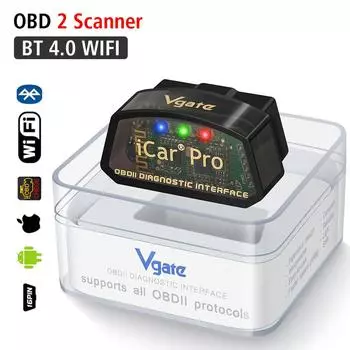 ODB2 Автомобильный сканер elm327 V2.3 WIFI Автомобильные диагностические инструменты Считыватель кодов Автомобильные аксессуары для Android/IOS BT 4.0 wifi