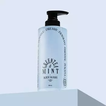 Odded Cool Lime Acne Body Wash Green Tea Mint 500мл, корейский уход за телом