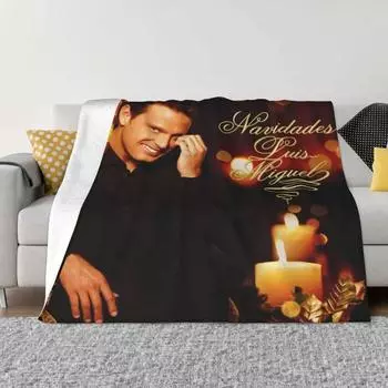 Одеяла El Sol De Mexico Luis Miguel, фланелевые одеяла на осень/зиму, дышащие теплые пледы для кровати, дивана, покрывала 75x100cm 30x40in