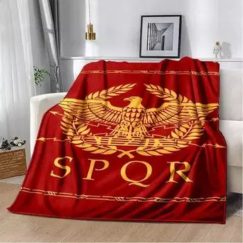 Одеяла с римским логотипом SPQR, детское теплое одеяло, мягкое и удобное одеяло, домашнее одеяло для путешествий, подарок на день рождения 30x40inch