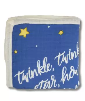 Одеяло Coco Moon Twinkle Little Star Pattern Lullaby Hawaii, 8 слоев мягкого одеяла, похожего на 810005981422 [Одеяло Quilt Blanket/Twinkle Hoku], шелк,