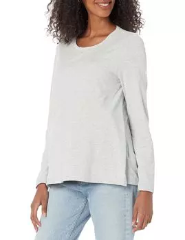 Одежда для беременных и кормящих матерей Heather Light Grey M [Amazon Essentials] Футболка женская