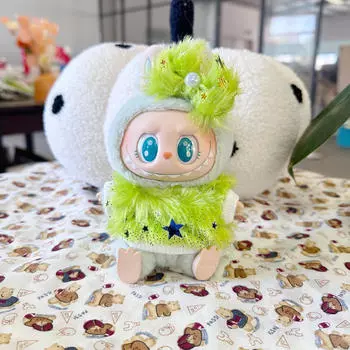 Одежда для девочек, костюмы, украшения, наряды с подвесками для кукол 5,91 дюйма зелёный