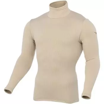 Одежда для гольфа Внутренняя одежда Biogear Deluxe Warm Breath Thermo Теплогенерирующий материал Высокий ворот Длинный рукав Эластичный Спорт на открытом воздухе Рыбалка 52MJ0504 Мокко