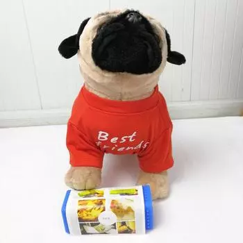 Одежда для собак Тонкая и дышащая кошачья осьминоговая одежда Bago Shapee Bulldog для дома и улицы, футболка с круглым вырезом, плюшевый мишка 11-15 pounds